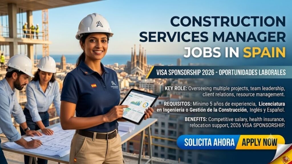 Construction Services Manager Jobs in Spain