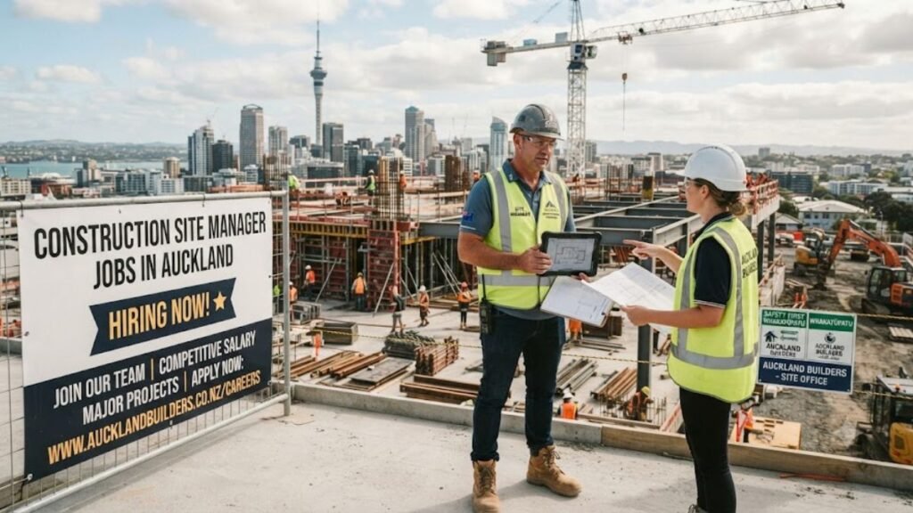 Construction Site Manager Jobs in Auckland