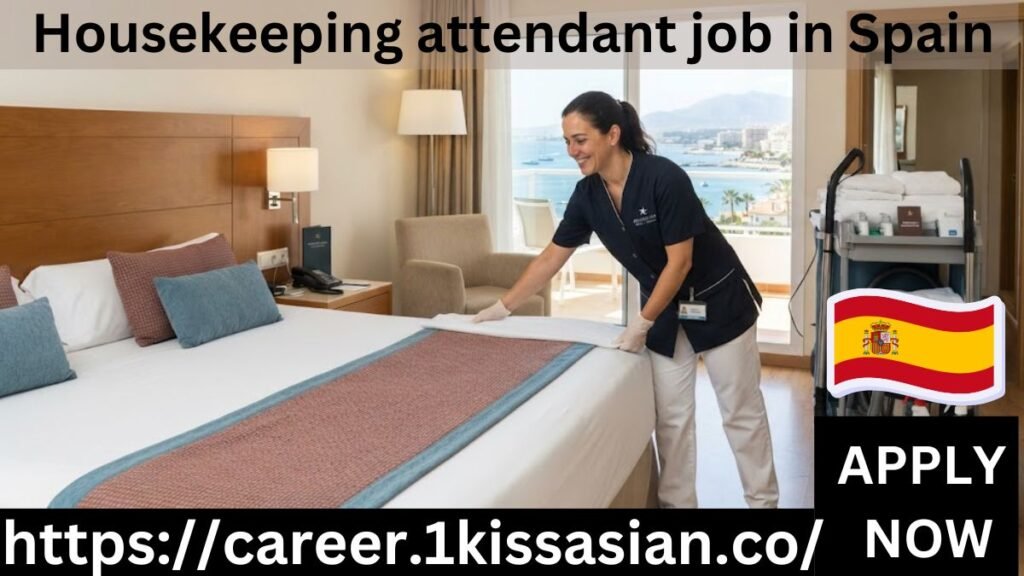 Housekeeping attendant job in Spain
